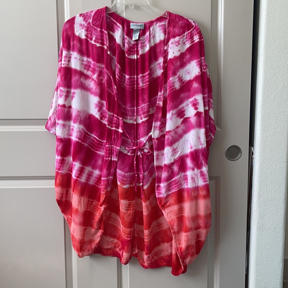 Catherine’s  Tie Dye Kimono Cover up 2X/3X